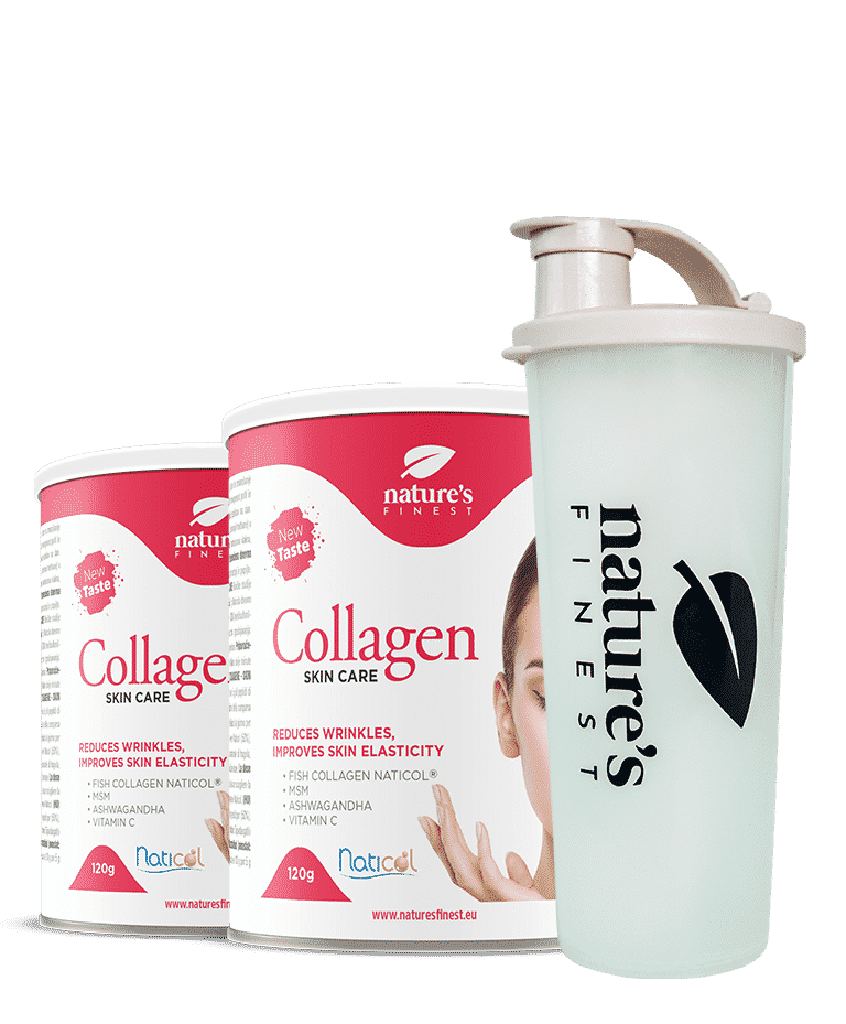 Collagen SkinCare | 1+1 | + Bottiglia Gratuita | Collagene di Pesce | Polvere di Peptidi | Bevande di ringiovanimento della pelle.